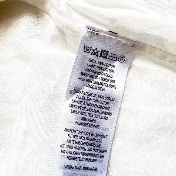 French Connection Edessa Cotton Folk Embroidered Smock Dress Size 2 NWT $228 - Picture 13 of 14